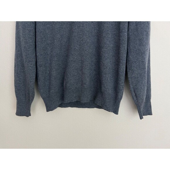 Brunello Cucinelli Men's Blue Cashmere Sweater V-Neck Size Small - Picture 3 of 8